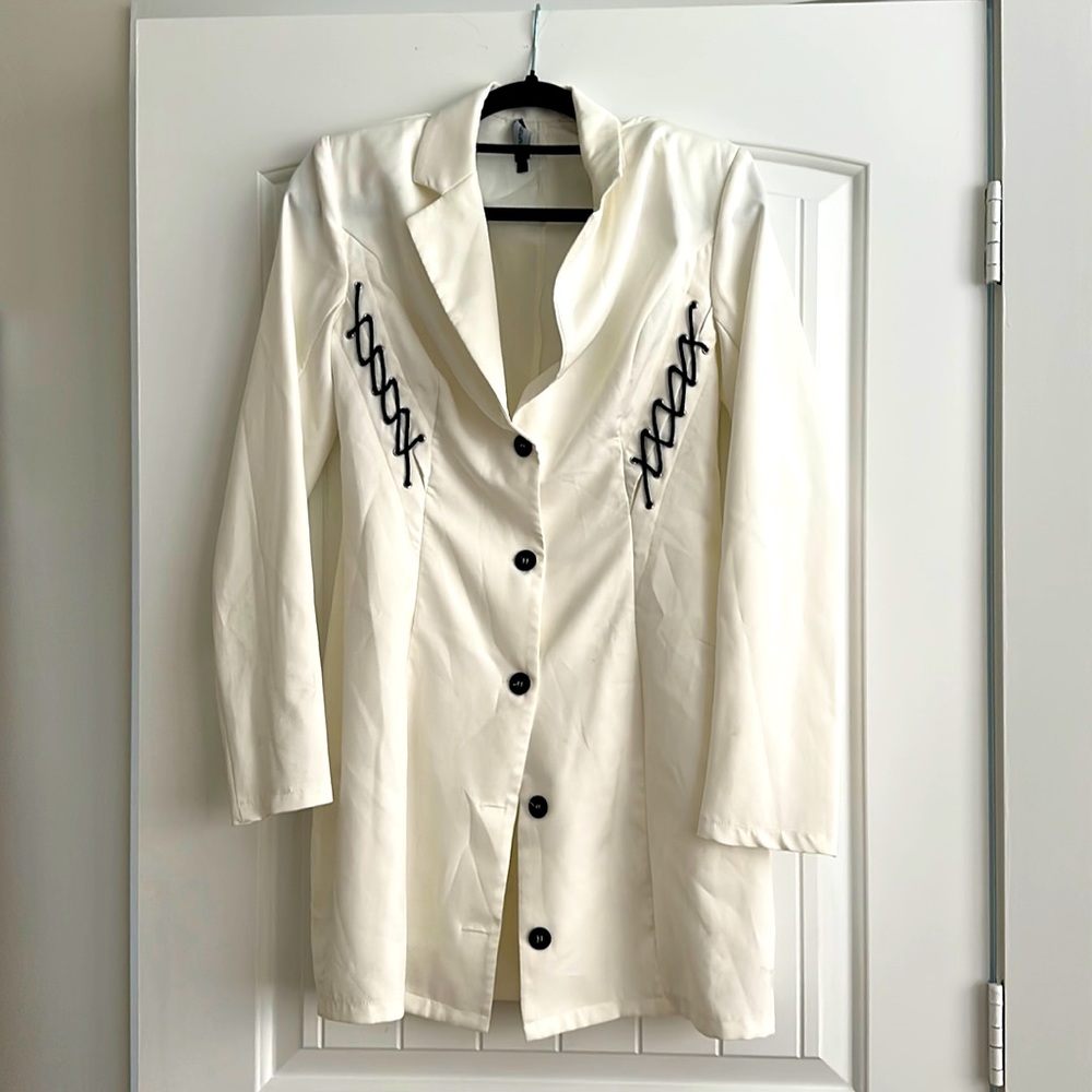 Ivory blazer dress